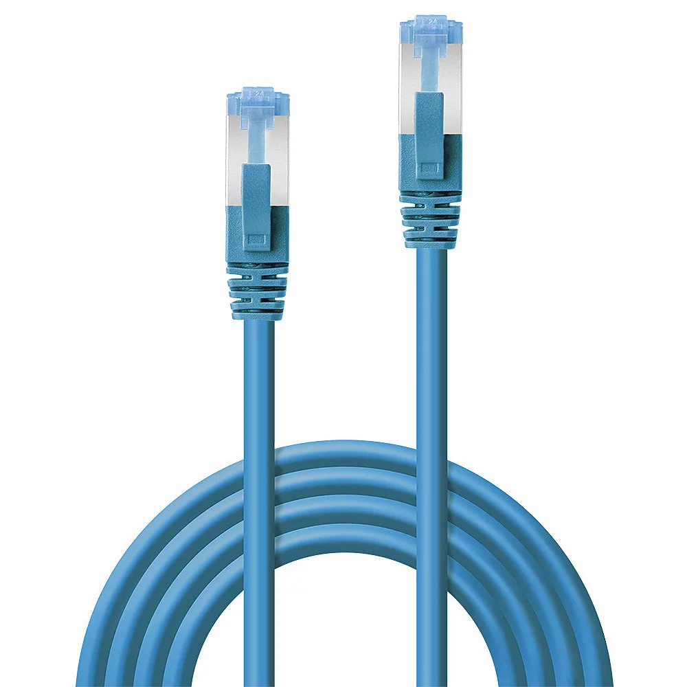 Patchkabel Cat6A S/FTP PIMF LSZH blau 15m fra Lindy – produktbillede
