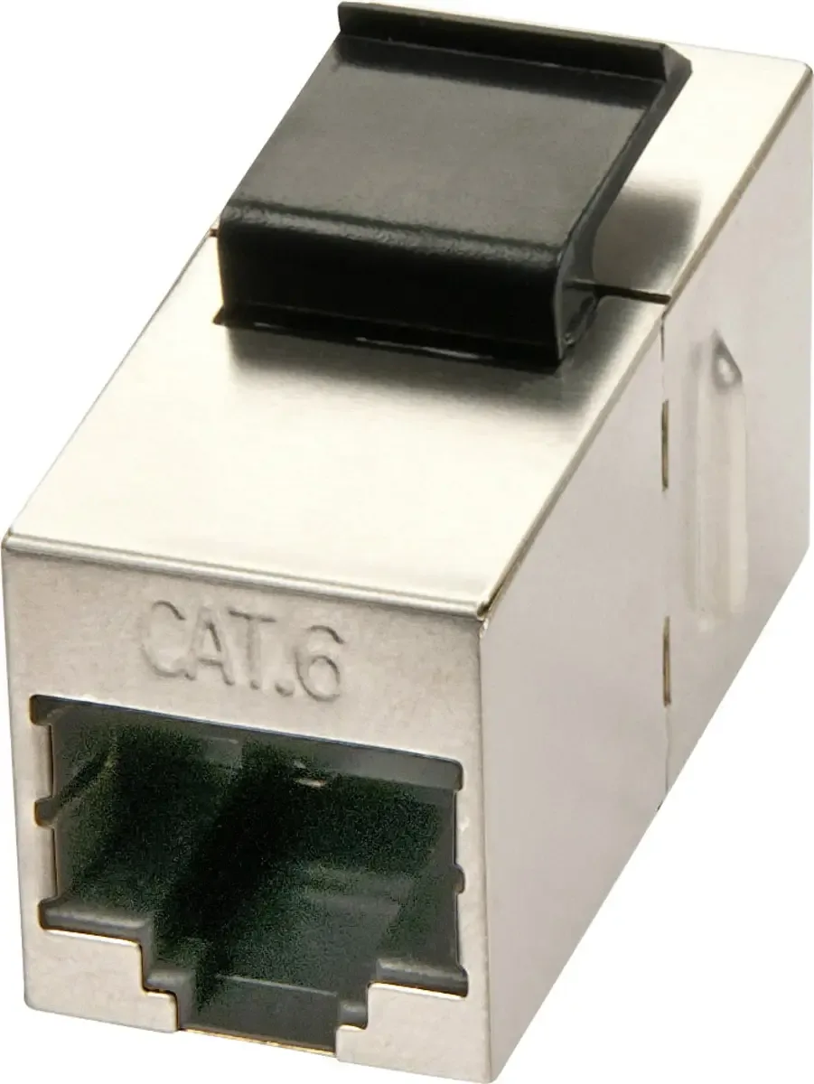 CAT6 Keystone van Lindy in Zwart – productfoto