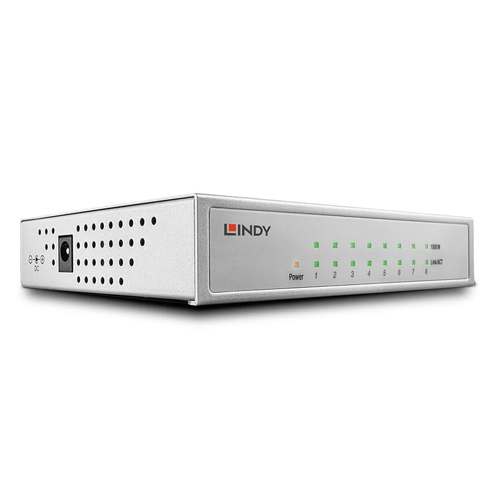 Lindy 8 Port Gigabit Switch från Lindy – produktbild