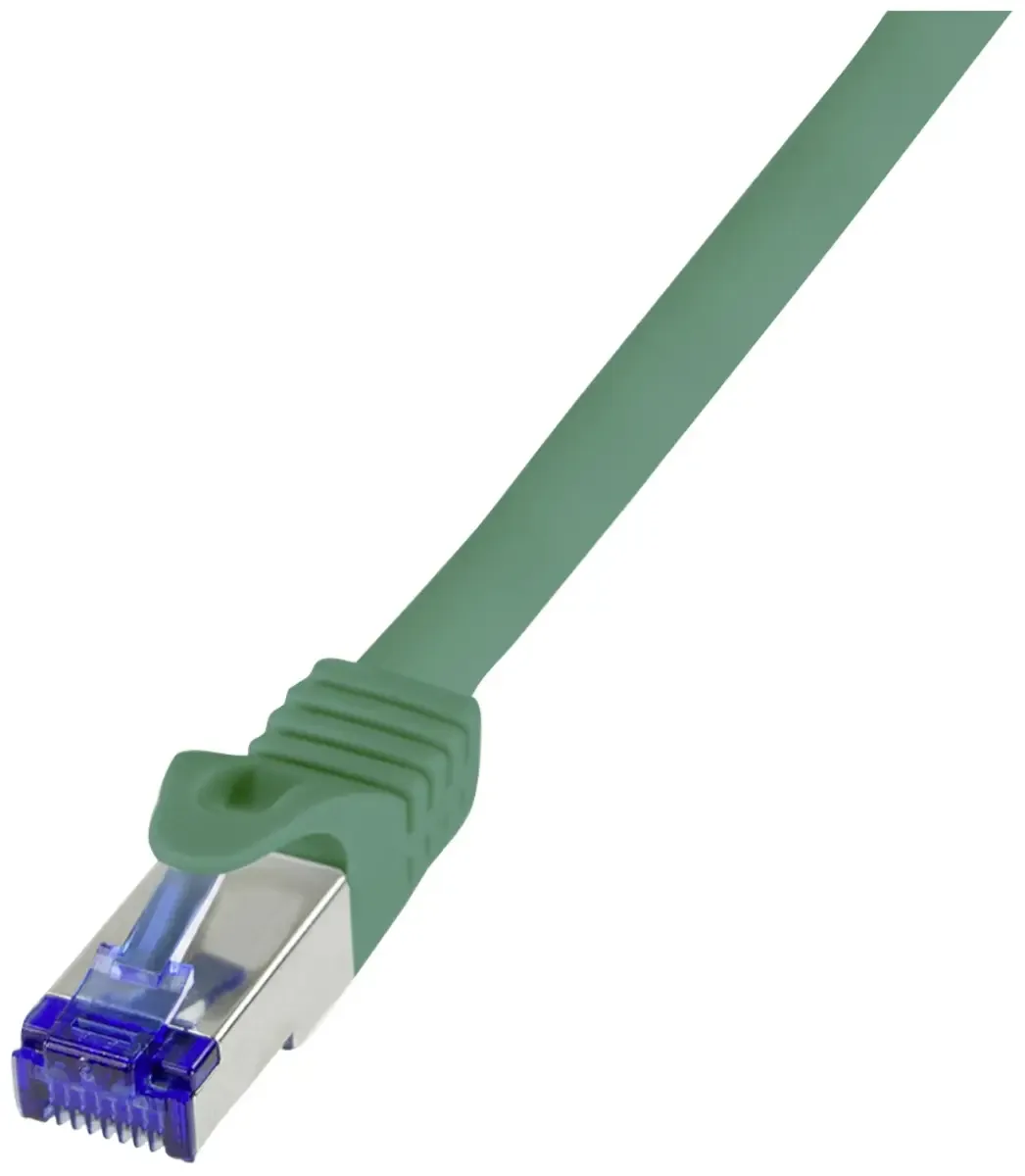 C6A015S RJ45 Patchkabel CAT 6a S/FTP 0.25 m Grün 1 St. fra LogiLink – produktbillede