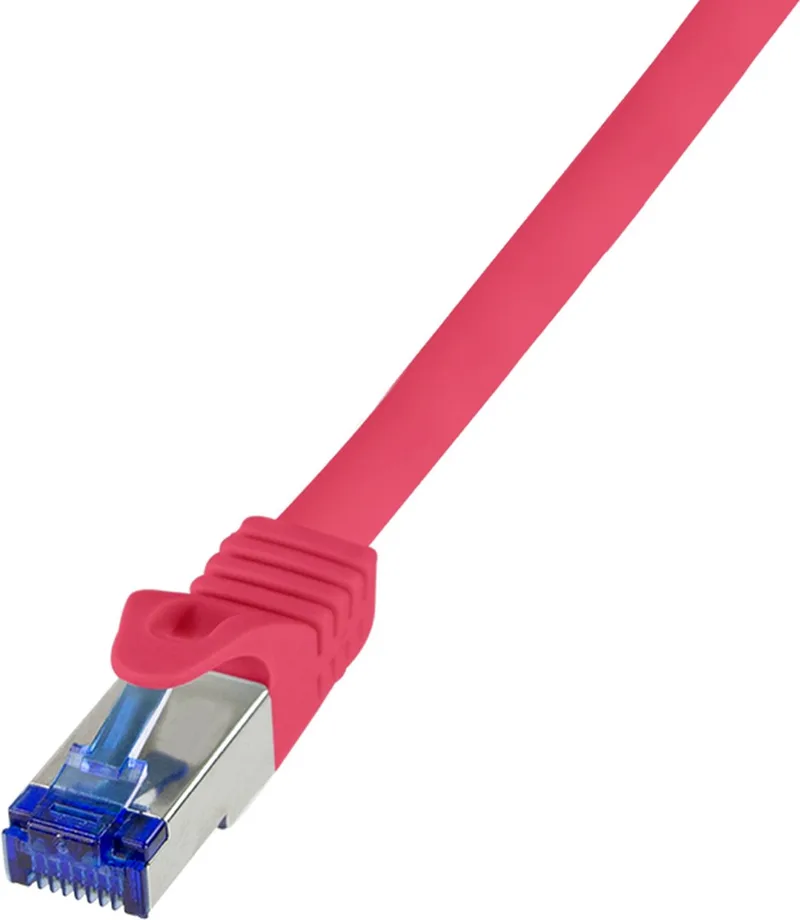 C6A094S RJ45 CAT 6A S/FTP 10.00 m 1 stuk(s) från LogiLink i Röd – produktbild