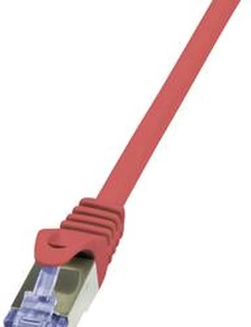 Cat.6A S/FTP Patchkabel - 0,25m - RJ-45 från LogiLink i Röd – produktbild
