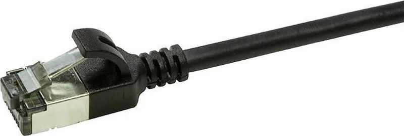 CAT6a U/FTP Ultraflex, 100% koper, 0.5M - Netwerkkabel - Computerkabel - Kabel från LogiLink i Svart – produktbild