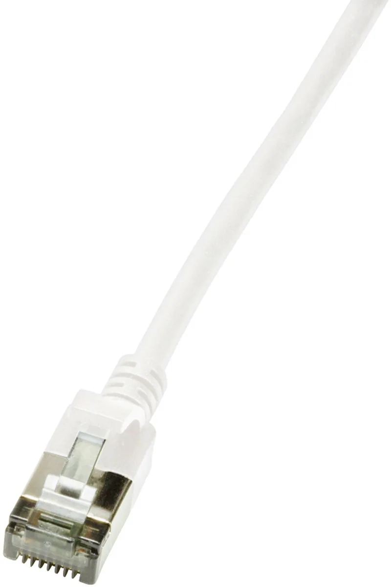 CAT6a U/FTP Ultraflex, 100% koper, 1M - Netwerkkabel - Computerkabel - Kabel by LogiLink in White – product photo