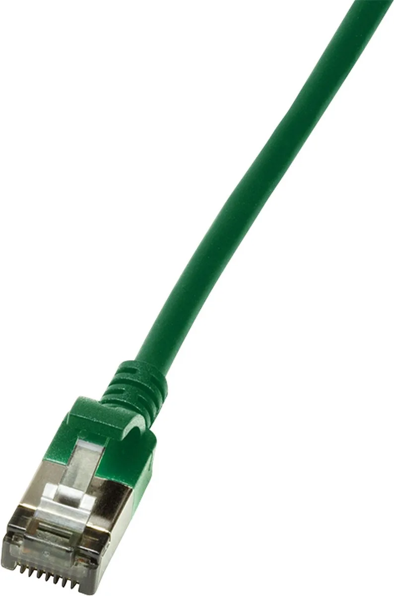CAT6a U/FTP Ultraflex, 100% koper, 2M - Netwerkkabel - Computerkabel - Kabel van LogiLink in Groen – productfoto