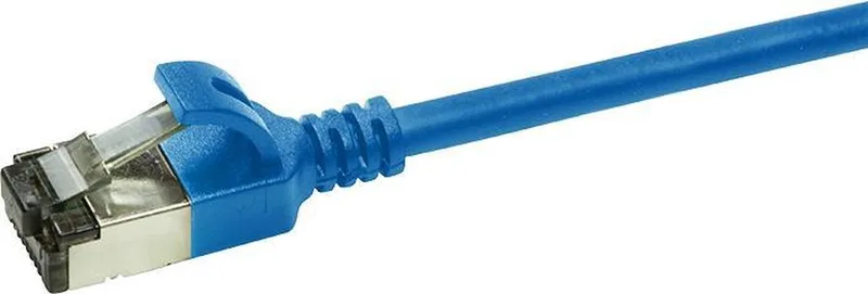 CAT6a U/FTP Ultraflex, 100% koper, 2M - Netwerkkabel - Computerkabel - Kabel van LogiLink in Blauw – productfoto