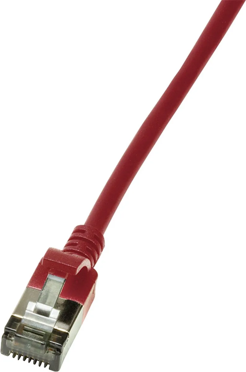 CAT6a U/FTP Ultraflex, 100% koper, 3M - Netwerkkabel - Computerkabel - Kabel by LogiLink in Red – product photo