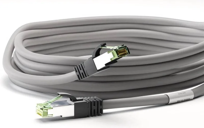 CAT8.1 S/FTP PIMF LSZH 1M - Netwerkkabel - Computerkabel - Kabel från LogiLink i Grå – produktbild