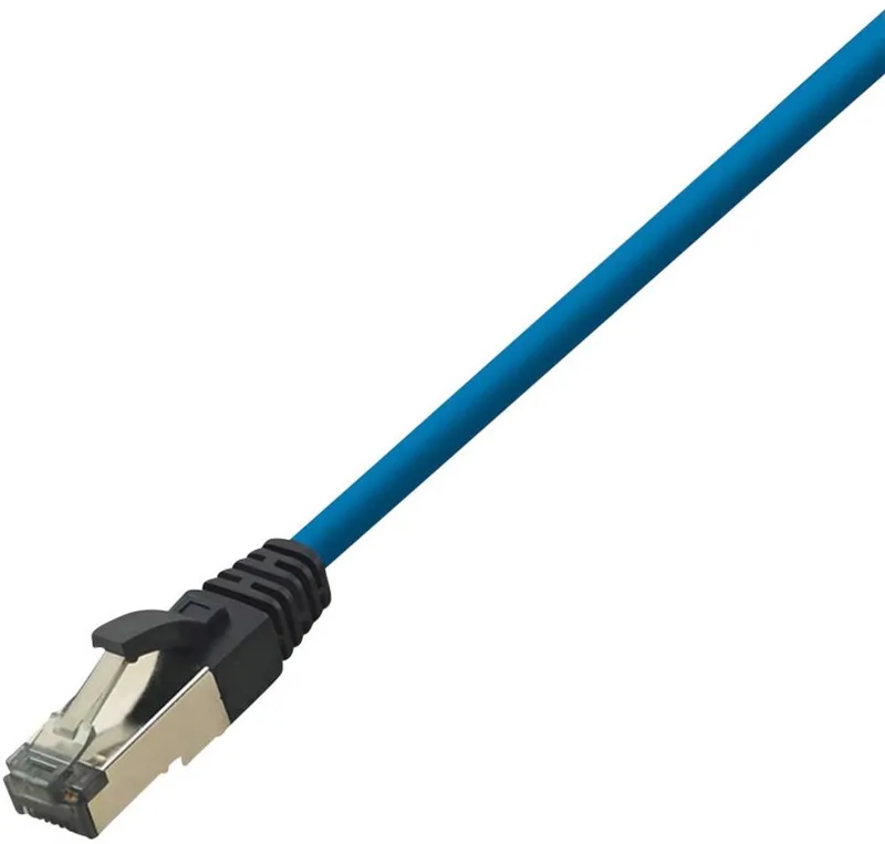 CAT8.1 S/FTP PIMF LSZH 5M - Netwerkkabel - Computerkabel - Kabel van LogiLink in Blauw – productfoto