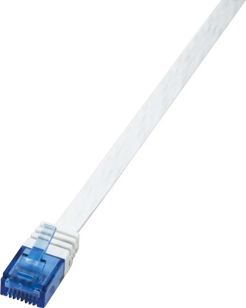 CF2071U RJ45 Netwerkkabel, patchkabel CAT 6 U/UTP 5.00 m Zeer flexibel 1 stuk(s) från LogiLink i Vit – produktbild