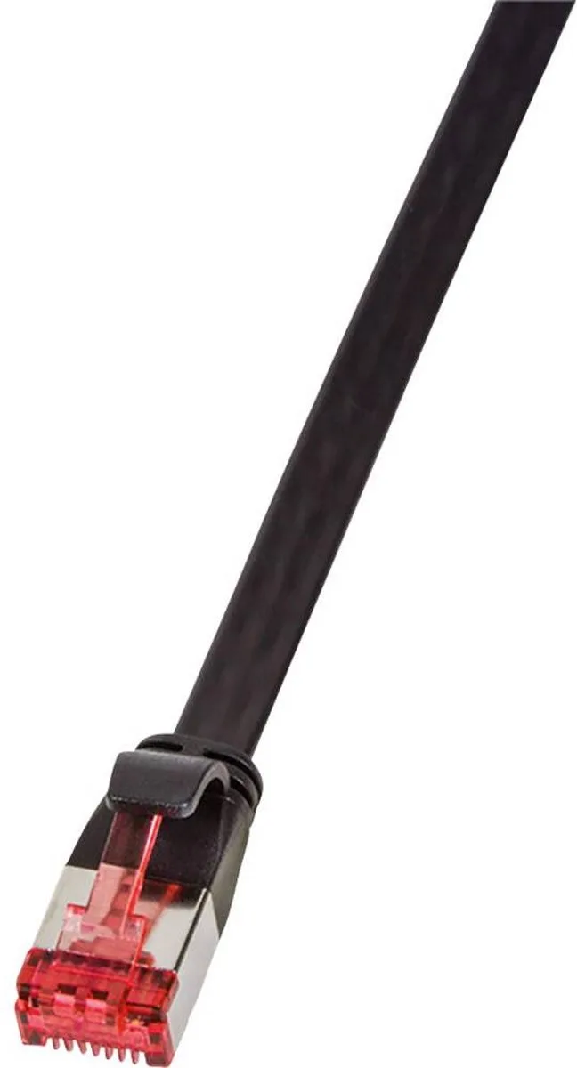 CF2073S RJ45 Netwerkkabel, patchkabel CAT 6 U/FTP 5.00 m Vergulde steekcontacten 1 stuk(s) by LogiLink in Black – product photo