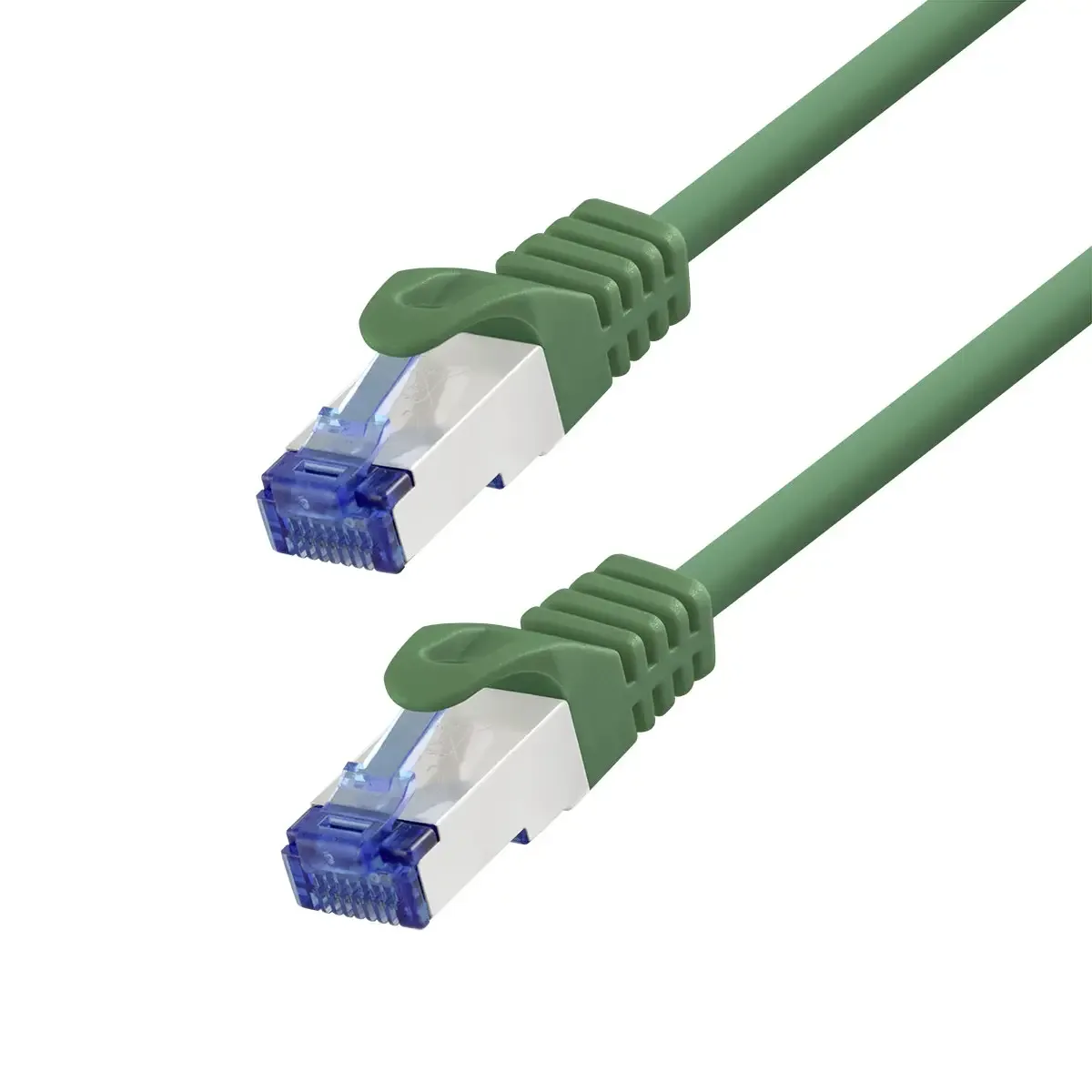 CP4045S RJ45 Patchkabel CAT 6a S/FTP 1.50 m Grün CCA-Leiter, Flammwidrig, Halogenfrei 1 St. fra LogiLink – produktbillede