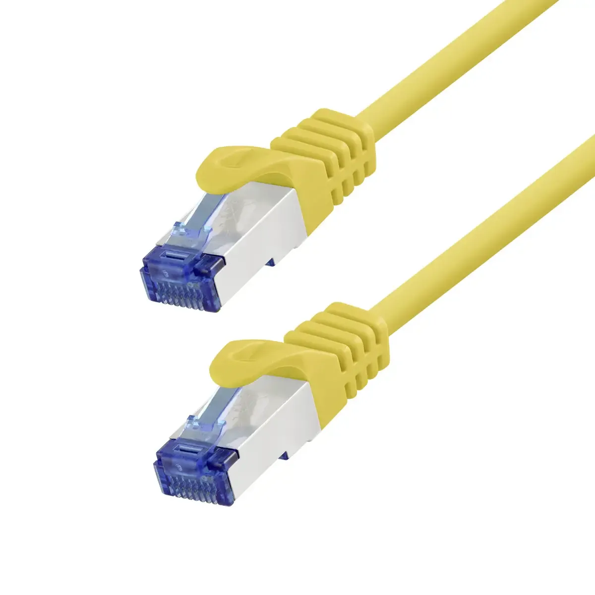 CP4107S RJ45 Patchkabel CAT 6a S/FTP 15.00 m Gelb CCA-Leiter, Flammwidrig, Halogenfrei 1 St. från LogiLink – produktbild
