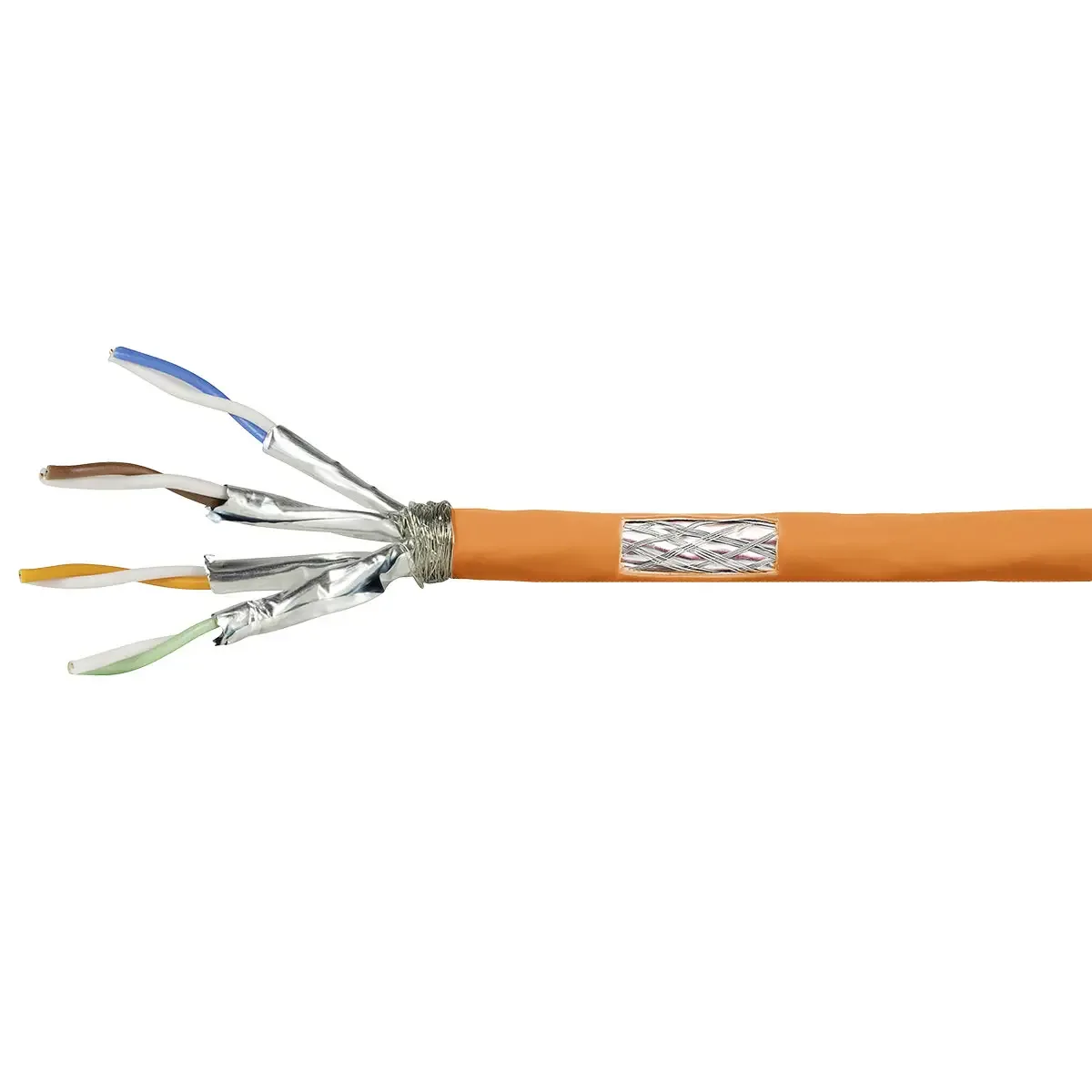 CPV0089 Netzwerkkabel CAT 7 S/FTP Orange 40 m von LogiLink – Produktfoto