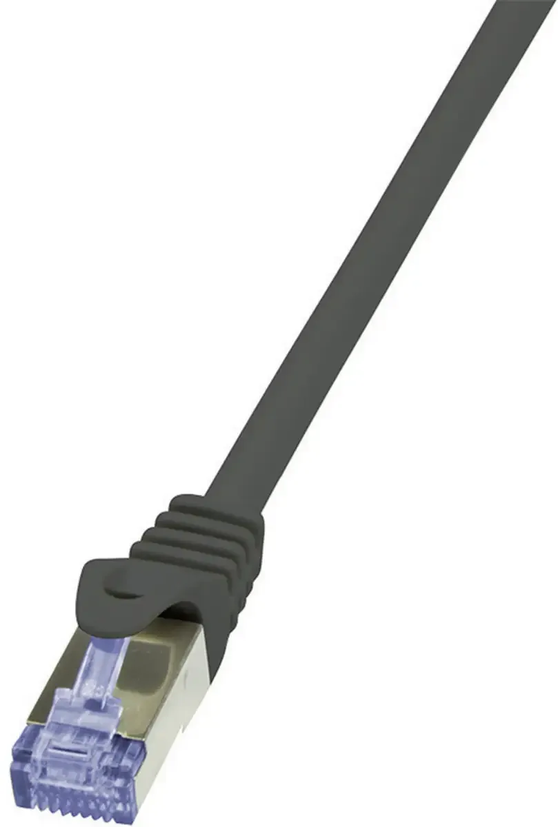 CQ3023S RJ45 Netwerkkabel, patchkabel CAT 6A S/FTP 0.50 m Vlambestendig, Snagless 1 stuk(s) de LogiLink en Noir – photo produit