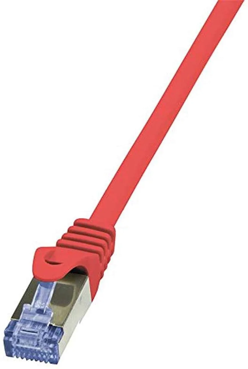 Cq3034S Rj45 Netwerk Aansluitkabel Cat 6A S/Ftp 1 M Rood Vlambestendig Snagless från LogiLink i Orange – produktbild
