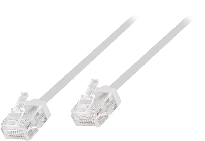 CQ3071U netwerkkabel 5 m Cat6a U/UTP (UTP) Plat fra LogiLink i Hvid – produktbillede