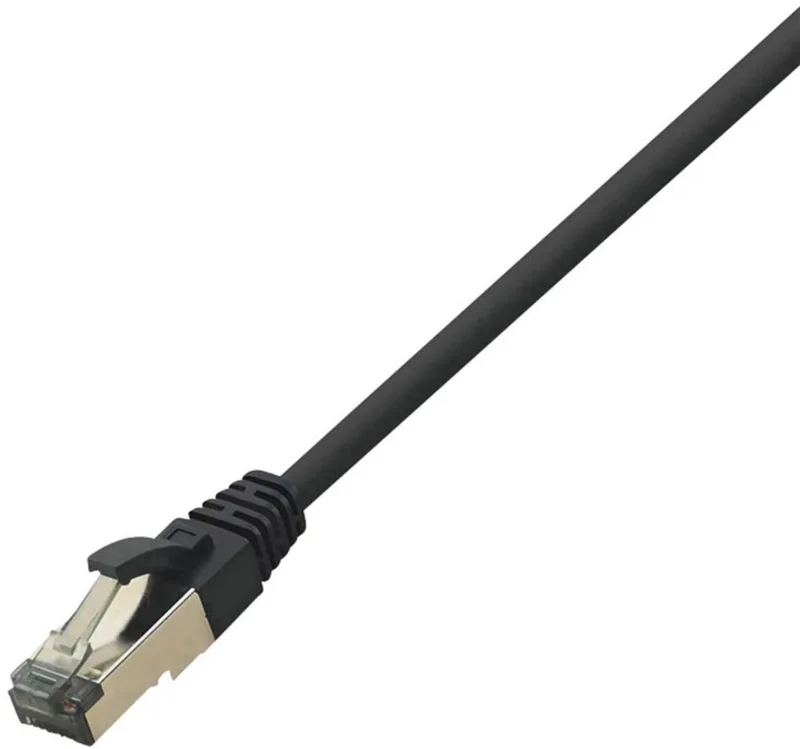 CQ8043S RJ45 Netwerkkabel, patchkabel CAT 8.1 S/FTP 1.50 m Halogeenvrij 1 stuk(s) fra LogiLink i Sort – produktbillede