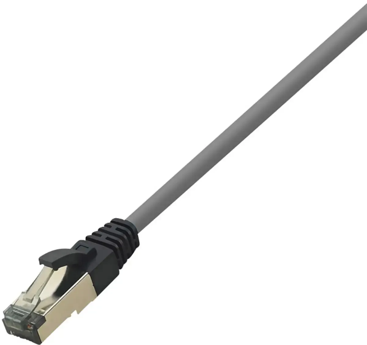 CQ8052S RJ45 Câble réseau, câble patch CAT 8.1 S/FTP 2.00 m gris clair sans halogène 1 pc(s) de LogiLink en Gris clair – photo produit
