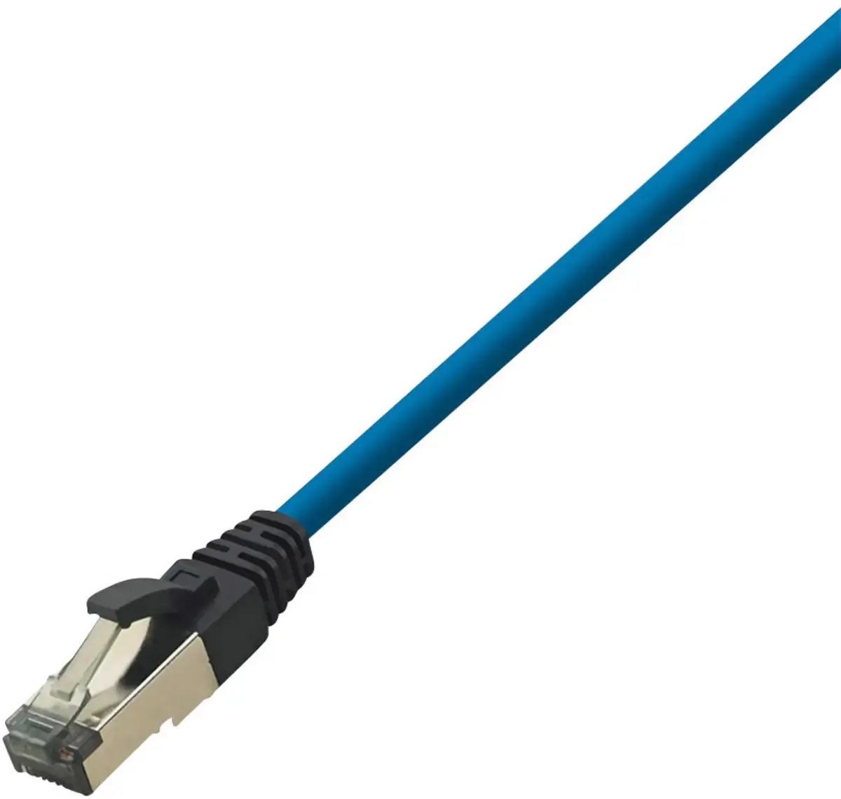 CQ8056S RJ45 Netwerkkabel, patchkabel CAT 8.1 S/FTP 2.00 m Halogeenvrij 1 stuk(s) van LogiLink in Blauw – productfoto