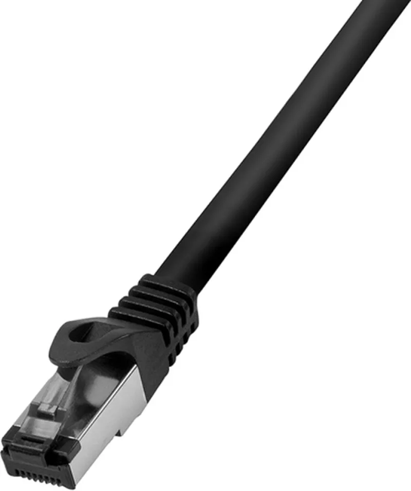 CQ8113S netwerkkabel 20 m Cat8.1 S/FTP (S-STP) Rond van LogiLink in Zwart – productfoto