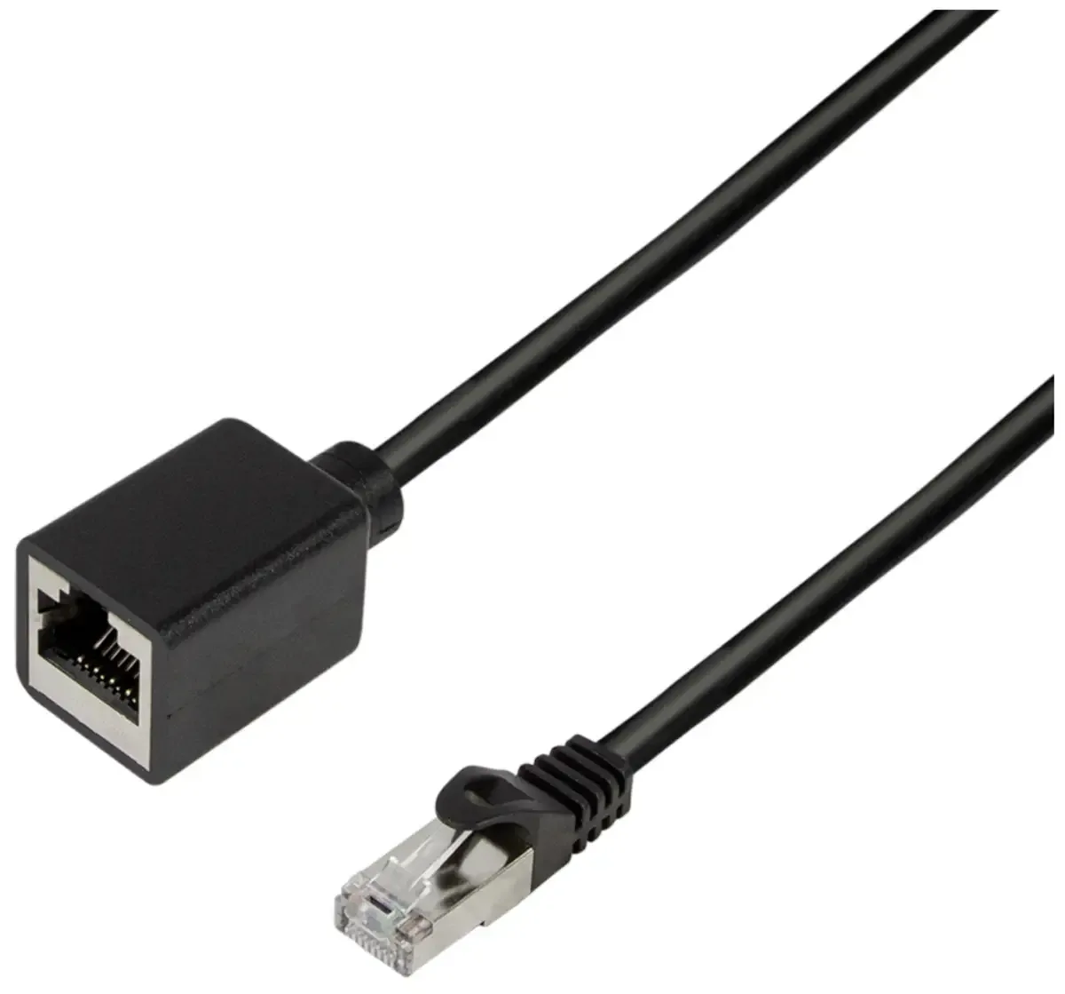 CQX063S RJ45 Netwerkkabel, patchkabel CAT 6A S/FTP 3.00 m Vlambestendig, Halogeenvrij, Afscherming gevlochten 1 stuk(s) de LogiLink en Noir – photo produit