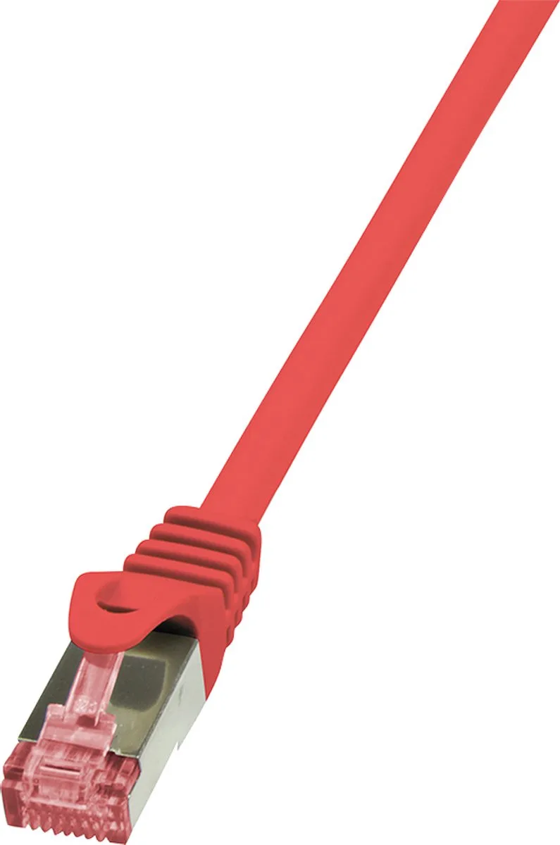 LogiLink 10m Cat.6 S/FTP netwerkkabel Cat6 S/FTP (S-STP) från LogiLink i Röd – produktbild