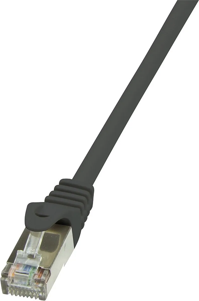 LogiLink 2m Cat.6 F/UTP RJ45 netwerkkabel Cat6 F/UTP (FTP) de LogiLink en Noir – photo produit
