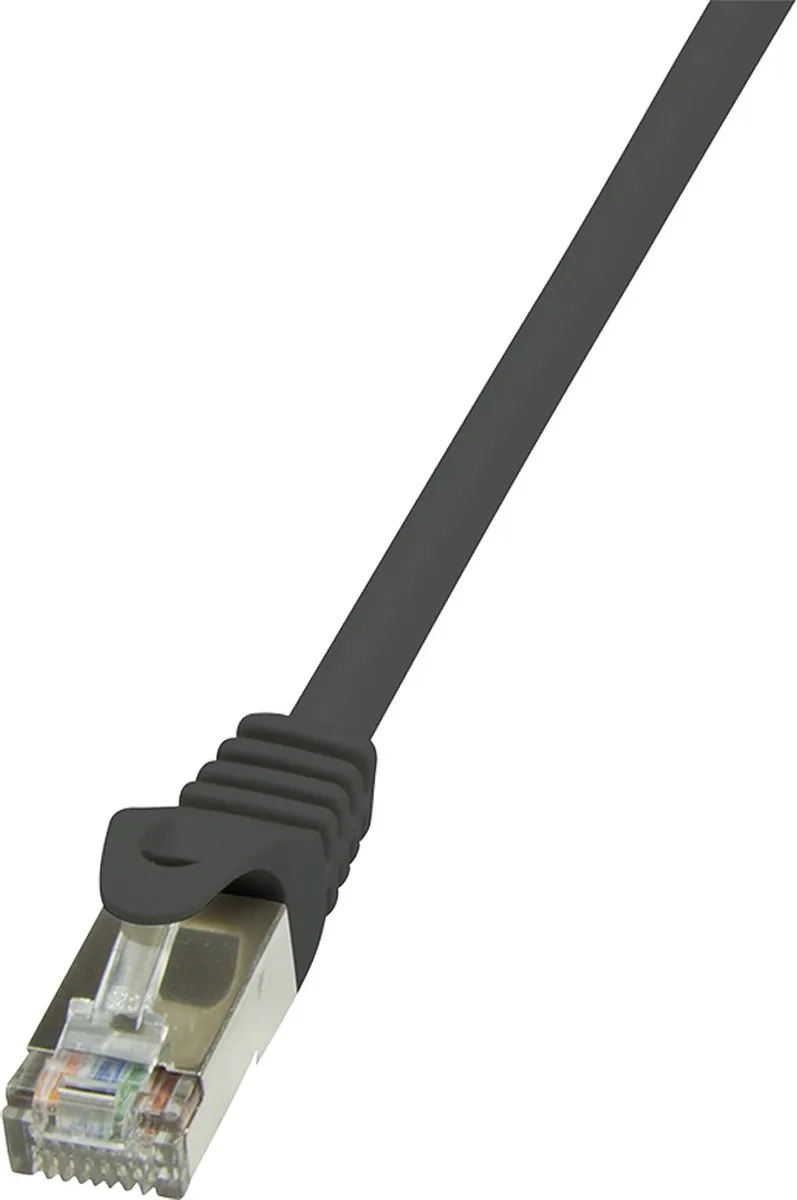LogiLink 7.5m Cat.5e F/UTP netwerkkabel 7,5 m Cat5e F/UTP (FTP) von LogiLink in Schwarz – Produktfoto