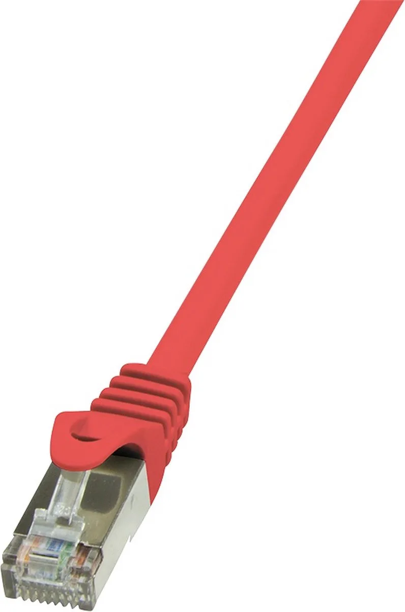 LogiLink 7.5m Cat.5e F/UTP RJ45 netwerkkabel 7,5 m Cat5e F/UTP (FTP) från LogiLink i Röd – produktbild