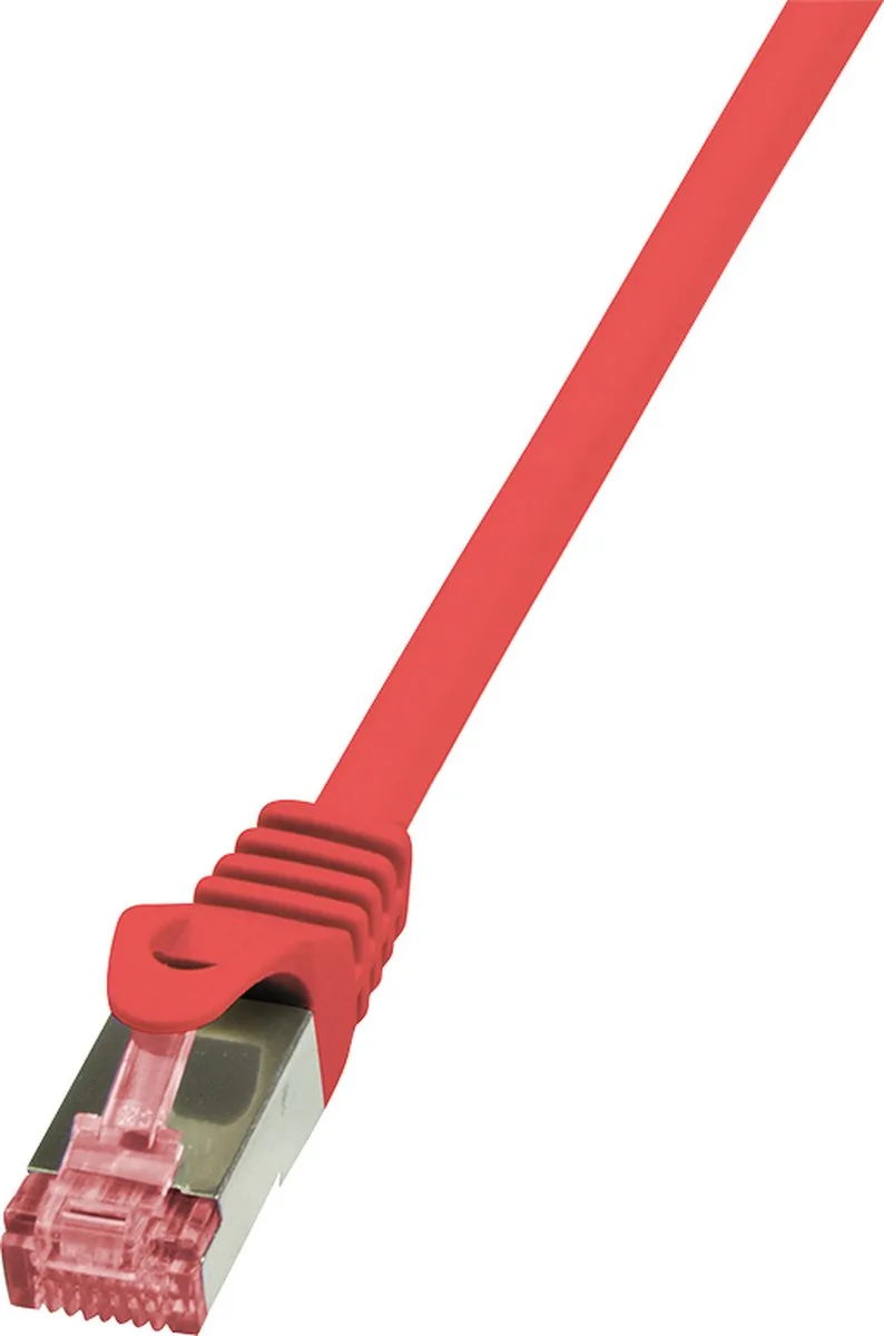 LogiLink 7.5m Cat.6 S/FTP netwerkkabel 7,5 m Cat6 S/FTP (S-STP) från LogiLink i Röd – produktbild
