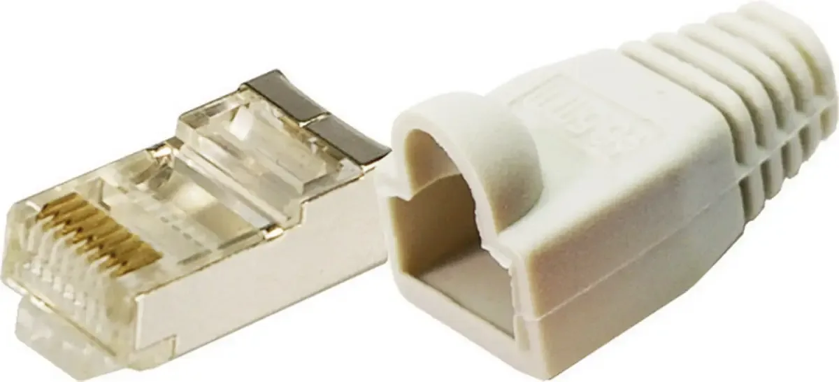 MP0011 RJ45-Steckverbinder CAT 5e, geschirmt MP0011 Stecker, gerade Pole: 8P8C Grau 100 St. fra LogiLink – produktbillede