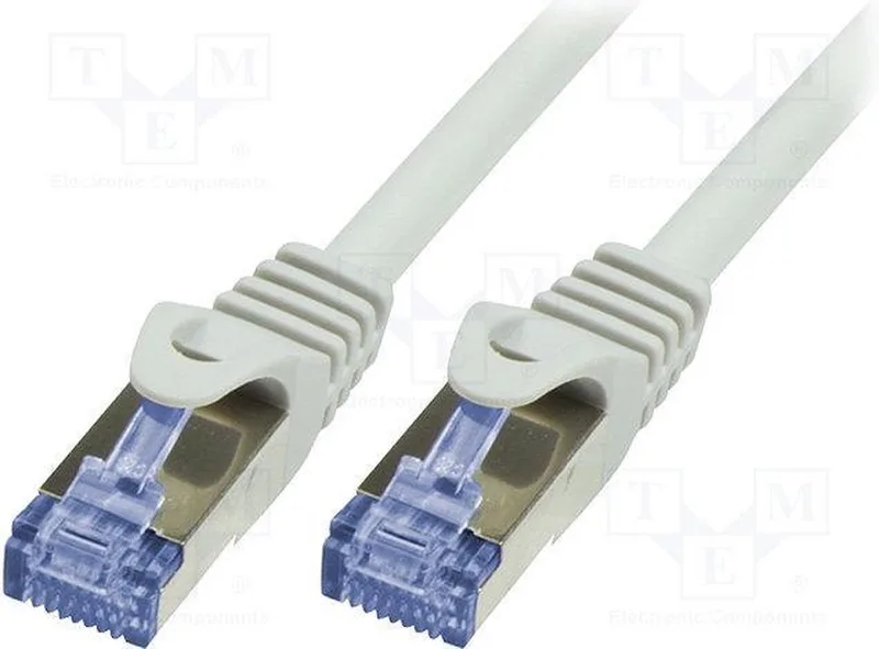netwerkkabel - CQ3102S - S/FTP CAT6A - 15.00m från LogiLink i Grå – produktbild