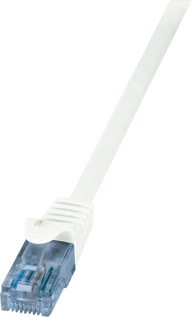 Netwerkkabel Patchcord Cat.6A U/Utp 7,5M Voor Router En Computer de LogiLink en Blanc – photo produit