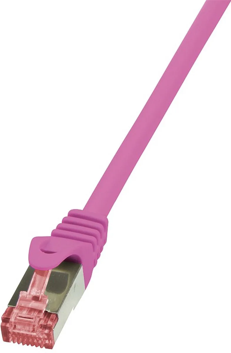 Netwerkkabel - RJ45 - 1 m by LogiLink in Pink – product photo