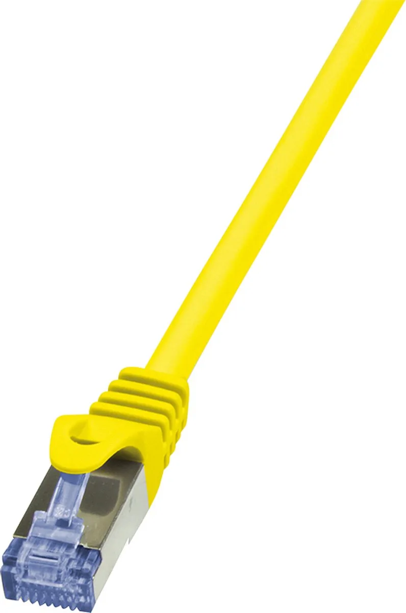Netwerkkabel - RJ45 - 25 m de LogiLink en Jaune – photo produit