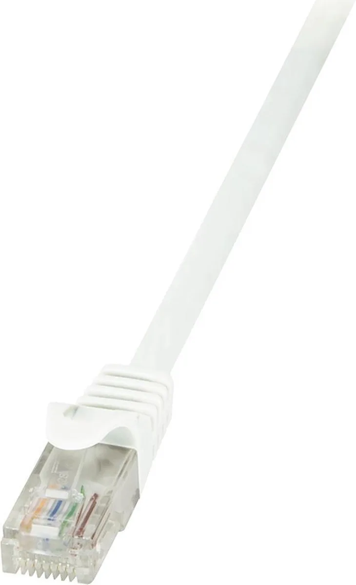 Patchcord 10M Cat.6 U/Utp Voor Snelle Internetgegevensoverdracht de LogiLink en Blanc – photo produit