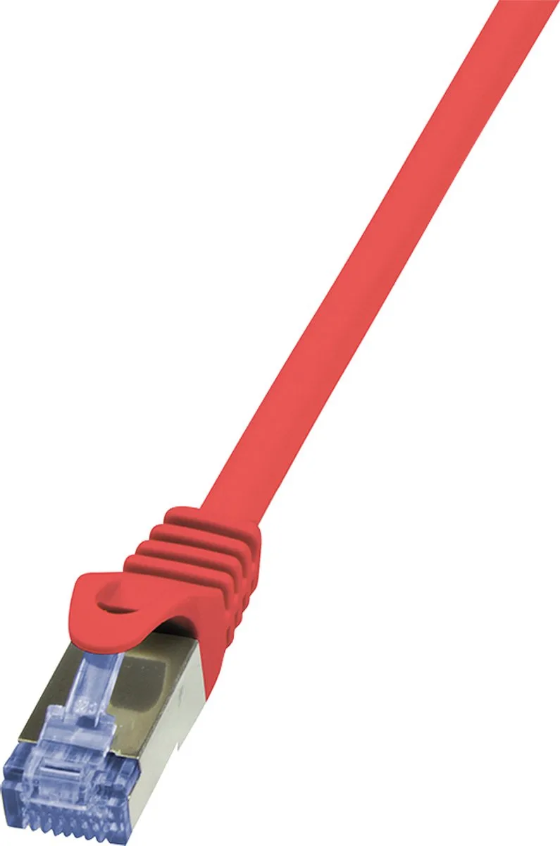Patchkabel Cat.6A S/Ftp 7,5M Voor Internet Cq3084S från LogiLink i Röd – produktbild