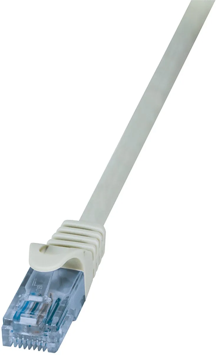 Patchkabel Cat.6A U/Utp 1,5 Meter Voor Snelle Netwerkverbindingen. van LogiLink in Grijs – productfoto