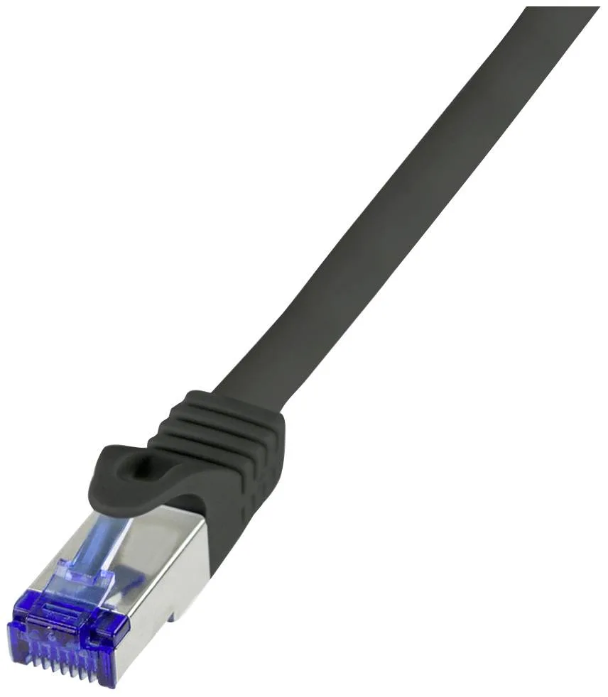 Patchkabel Ultraflex, Cat.6A, S/FTP, schwarz, 20 m by LogiLink – product photo