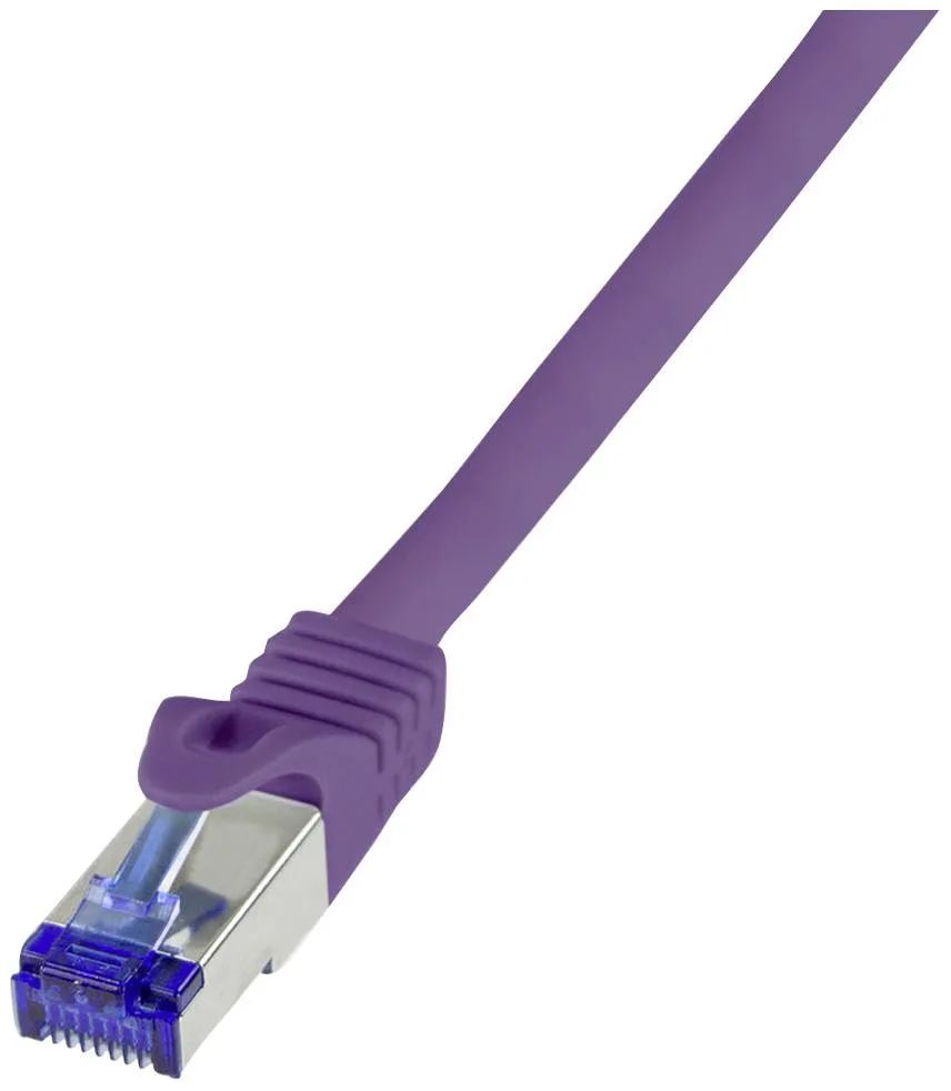 C6A079S RJ45 USB-kabel CAT 6A S/FTP 5.00 m Violett 1 st från LogiLink – produktbild