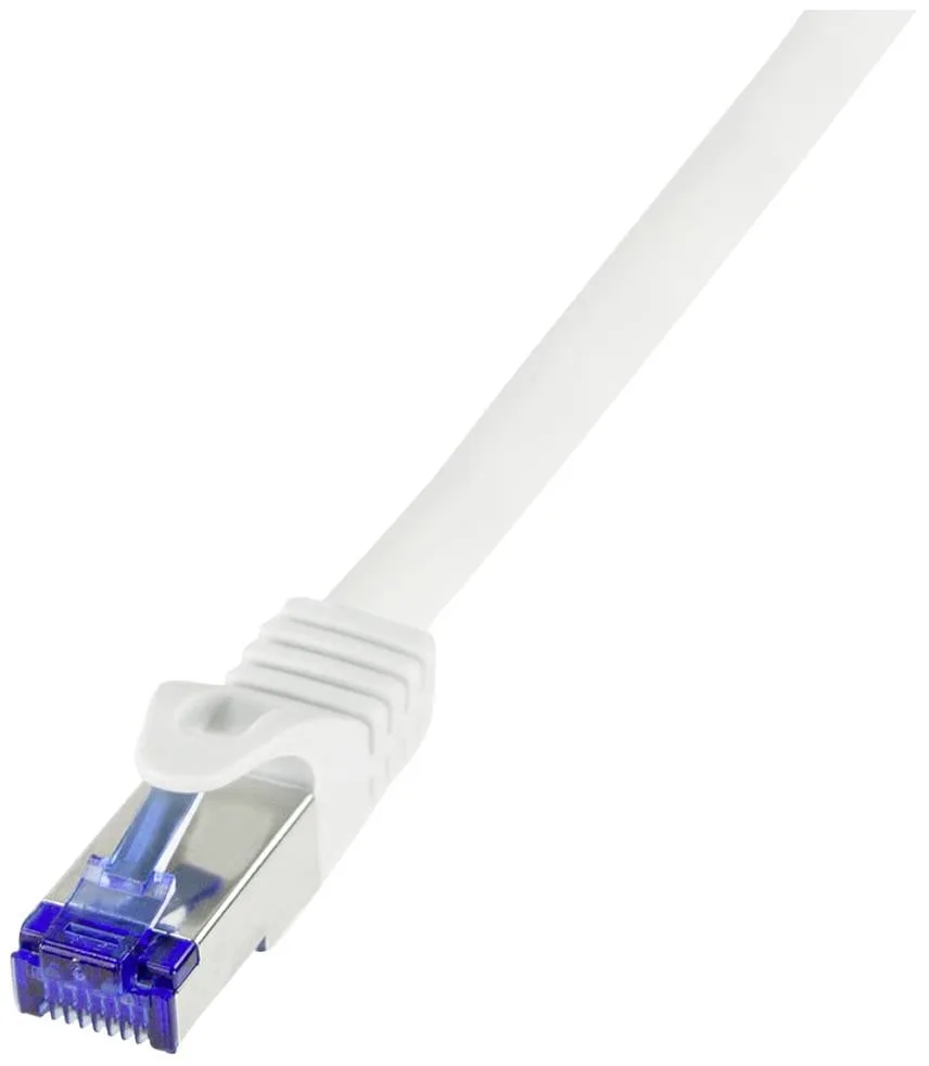 C6A091S RJ45 USB-kabel CAT 6A S/FTP 10.00 m Vit 1 st från LogiLink – produktbild