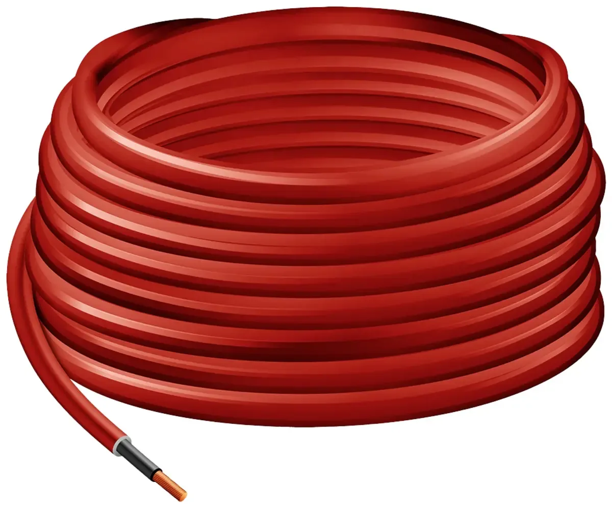 PHC0201 H1Z2Z2-K, 6 mm² Installatiekabel Kabellengte 25 m by LogiLink in Red – product photo