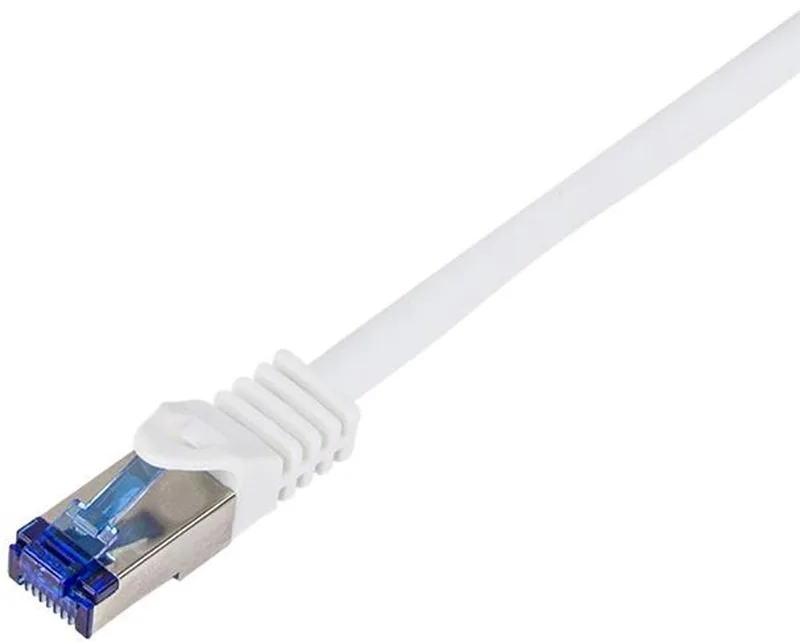 RJ-45 Serie - Patchcord - 0,50m - Cat.6A från LogiLink i Vit – produktbild