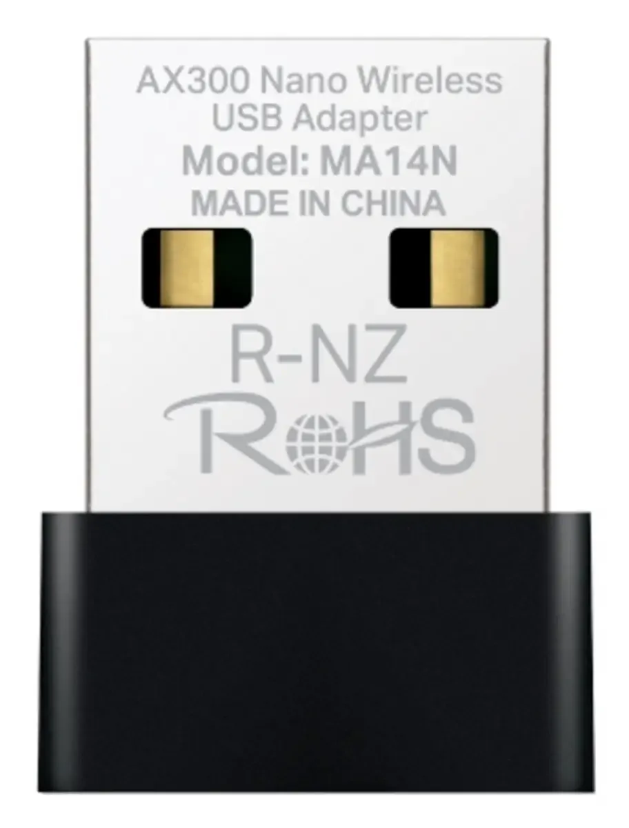 MA14N V1 WiFi-adapter WiFi van Mercusys in Zwart – productfoto