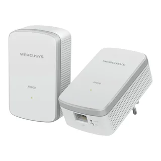 MP300 KIT AV600 Powerline Adapter Set, WLAN 600 Mbit/s, Gigabit-Port, Plug & Play, Energiesparfunktion, kompatibel mit HomePlug AV/AV2