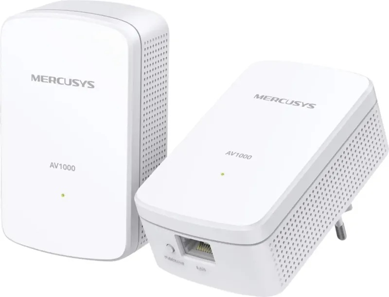 Powerline WiFi uitbreidingsadapter MP500 KIT 1000 MBit/s de Mercusys en Blanc – photo produit