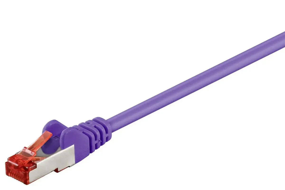 B-FTP60025P RJ45 Patchkabel 0.25 m Violett 1 St. fra Microconnect – produktbillede