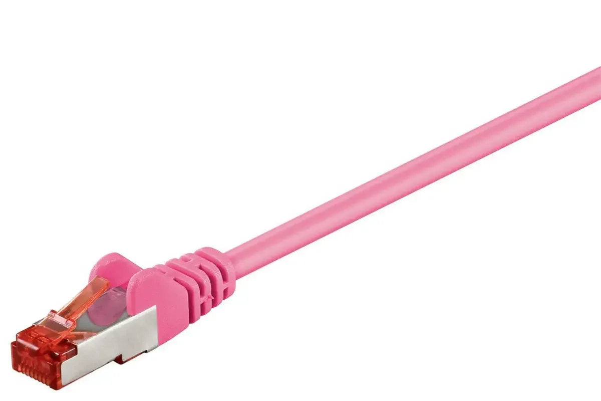 B-FTP60025PI RJ45 Patchkabel 0.25 m Pink 1 St. fra Microconnect – produktbillede