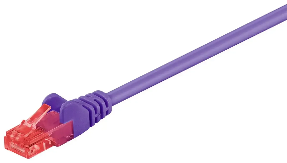 B-UTP6 03 P Violet RJ45 Câble réseau, câble patch 3 m violet 1 pc(s) von Microconnect in Lila – Produktfoto